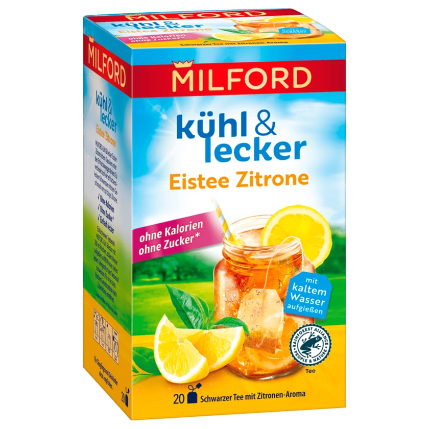 Milford kühl & lecker Schwarzer Tee mit Zitronen-Aroma 50g